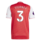 adidas Kieran Tierney Arsenal FC Authentic Home Jersey 25/26 w/ EPL Patch (Better Scarlet/White)