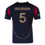 adidas Stian Gregersen Atlanta United Authentic Home Jersey w/ MLS Patches 25/26 (Red/Black)