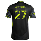 adidas Max Arfsten Columbus Crew Authentic Away Jersey w/ MLS Patches 25/26 (Black/Yellow)