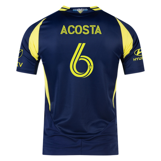 adidas Nashville Authentic Bryan Acosta Away Jersey w/ MLS + Apple TV 25/26 (Tena Blue)