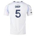 adidas San Diego FC Authentic Hamady Diop Away Jersey 25/26 w/ MLS & Apple Patch (White)