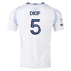 adidas San Diego FC Authentic Hamady Diop Away Jersey 25/26 w/ MLS & Apple Patch (White)