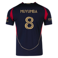 adidas Tristan Muyumba Atlanta United Authentic Home Jersey w/ MLS Patches 25/26 (Red/Black)