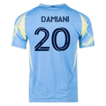adidas Philadelphia Union Bruno Damiani Authentic Away Jersey 25/26 (Blue/Yellow)