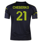 adidas Columbus Crew Yevhen Cheberko Away Jersey 25/26 (Black/Yellow)