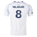 adidas San Diego FC Authentic Onni Valakari Away Jersey 25/26 w/ MLS & Apple Patch (White)