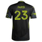 adidas Mohamed Farsi Columbus Crew Authentic Away Jersey w/ MLS Patches 25/26 (Black/Yellow)