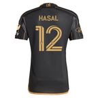 adidas Thomas Hasal LAFC Home 2025 Jersey w/ MLS + Apple TV + Ford Patches (Black/Gold)