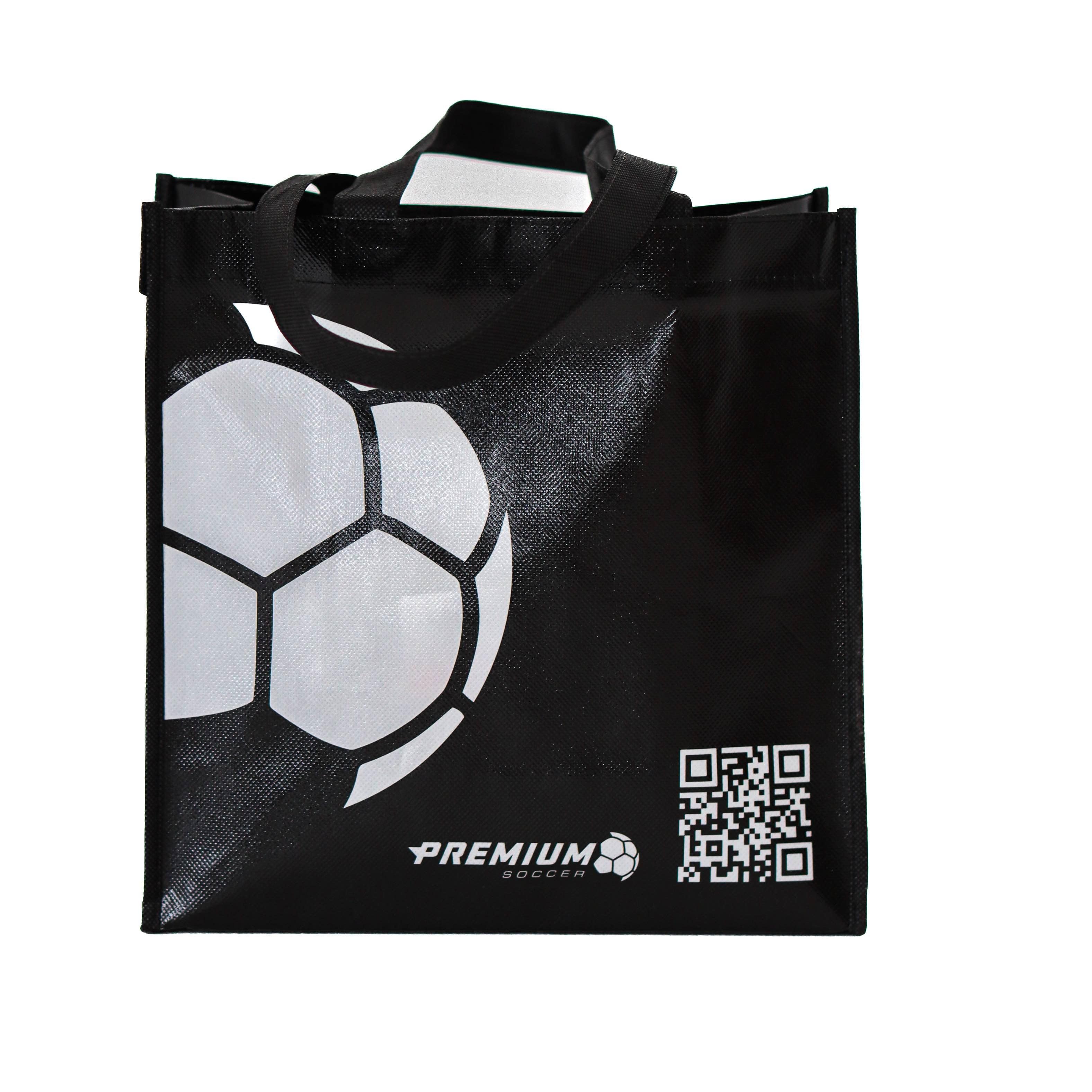 Premium Soccer Reusable Bag Reusable Bags Premium Soccer Black S 