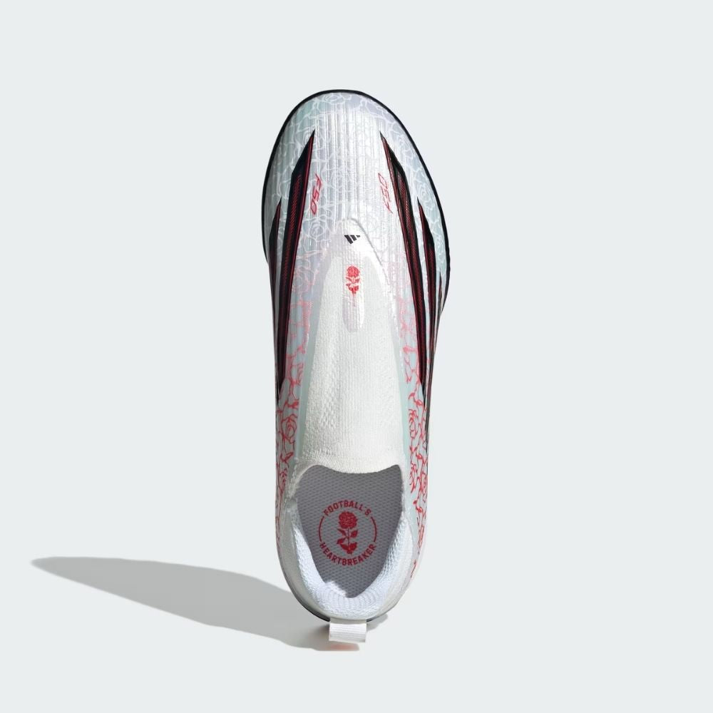 adidas Junior F50 League Laceless "Lamine Yamal" Turf Soccer Shoes