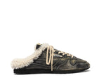 Autry Windspin Mule Super Vintage Shearling W "Black"