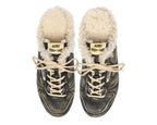 Autry Windspin Mule Super Vintage Shearling W "Black"