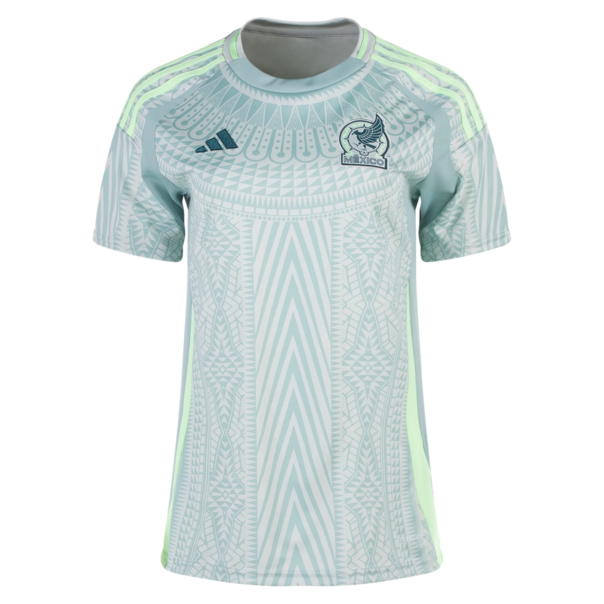 adidas Womens Mexico Away Jersey 24/25 (Linen Green)