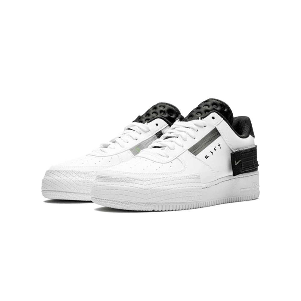 Air Force 1 Low Drop Type White Black Volt