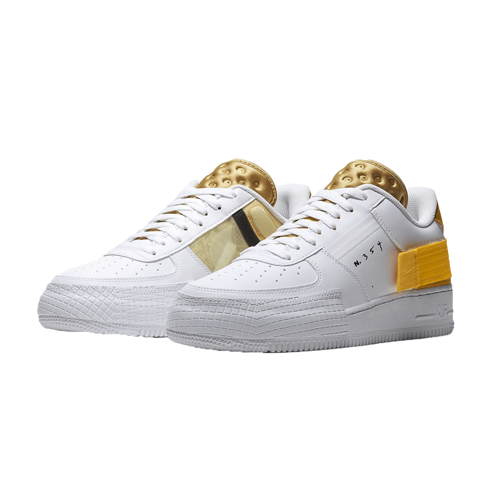 Air Force 1 Low Drop Type White Gold Yellow