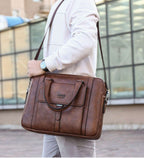 Sac Ordinateur Portable Homme – Cartable de Travail Imperméable pour Professeurs