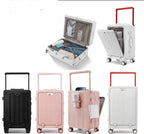 Valise Cabine Haut de Gamme 20" – Serrure TSA, 4 Roues 360°, Grande Capacité, Extensible & Antivol