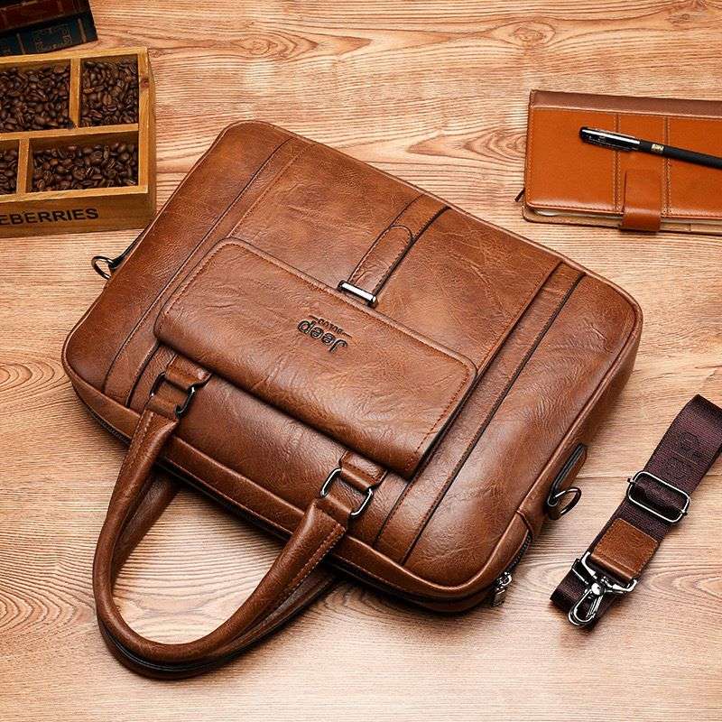 Cartable PC Business Style England – Simili Cuir | Livraison Maroc
