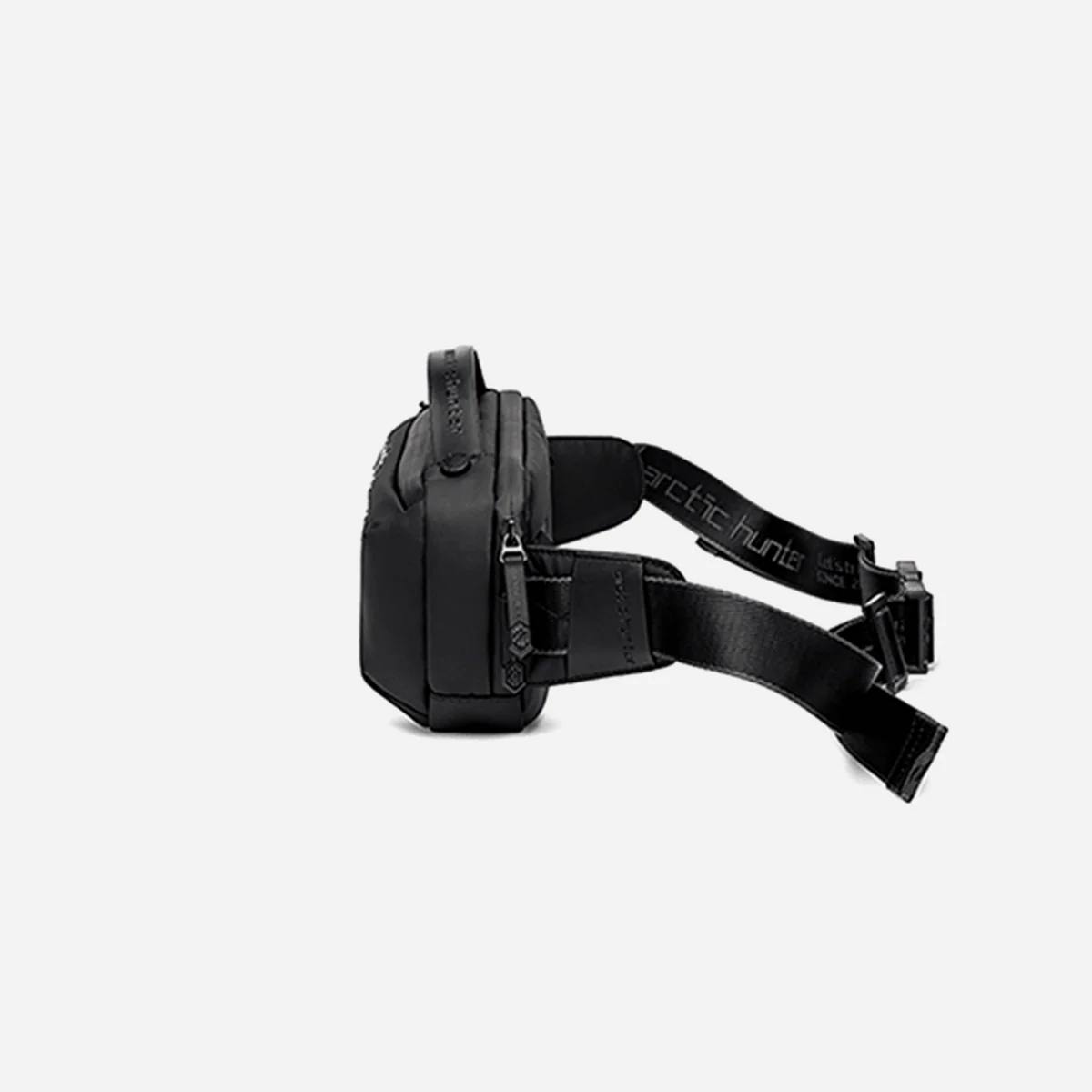 Arctic Hunter Sling Bag Homme Noir – Sac Bandoulière Crossbody Résistant à l’Eau pour Voyage & Quotidien