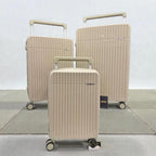 Set de 3 Valises ABS+PC 20/24/28 pouces – Bagages Rigides Légers avec Roues 360°, Cadenas Sécurisé & Poignée Large