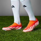 adidas X CrazyFast Elite Laceless FG Firm Ground Soccer Cleat Solar Red/White/Solar Yellow