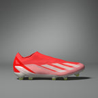 adidas X CrazyFast Elite Laceless FG Firm Ground Soccer Cleat Solar Red/White/Solar Yellow