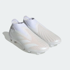 ADIDAS PREDATOR ACCURACY+ FIRM GROUND SOCCER CLEATS-Cloud White / Cloud White / Cloud White