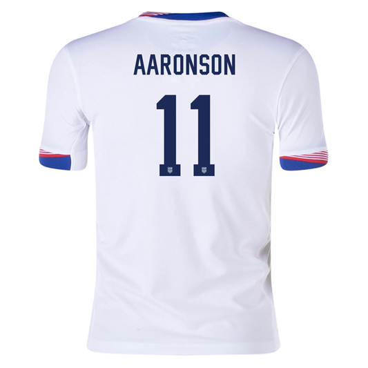 Nike Youth United States Brenden Aaronson Home Jersey 24/25 (White)
