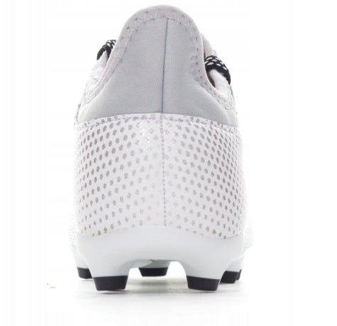 Adidas Youth X 17.3 FG Soccer Cleat - White/EnergyBlue/Black