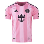 adidas Tadeo Allende Inter Miami CF Authentic Home Jersey 25/26 w/ MLS Patches + Sponsor (Easy Pink)