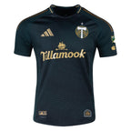 adidas Maxime Crepeau Portland Timbers Authentic Home Jersey w/ MLS & Apple Patch 25/26 (Green/Gold)