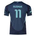 adidas Albert Rusnak Seattle Sounders Authentic Away Jersey 25/26 w/ MLS Patches & Sponsor (Aura Ink)