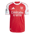 adidas Arsenal FC Authentic Home Jersey w/ Champions League Patches 25/26 (Better Scarlet/White)