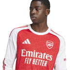 adidas Arsenal Long Sleeve Home Jersey 25/26 (Better Scarlet/White)