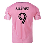 adidas Luis Suárez Inter Miami CF Authentic Home Jersey 25/26 w/ MLS Patches + Sponsor (Easy Pink)