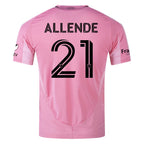 adidas Tadeo Allende Inter Miami CF Authentic Home Jersey 25/26 w/ MLS Patches + Sponsor (Easy Pink)