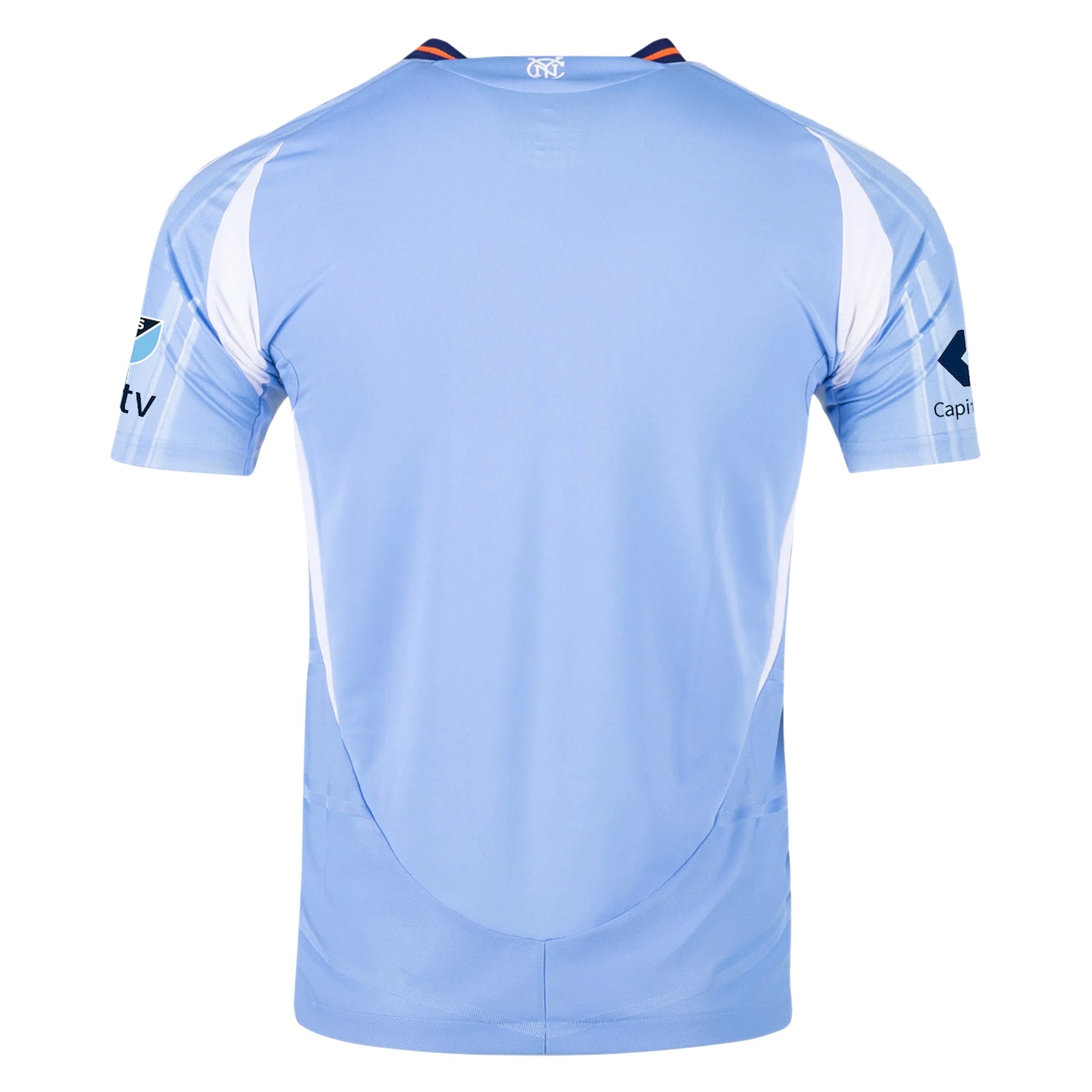 adidas New York City FC Authentic Home Jersey 25/26 w/ MLS Patches (Bahia Light Blue)