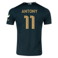adidas Antony Portland Timbers Authentic Home Jersey w/ MLS & Apple Patch 25/26 (Green/Gold)