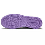 Air Jordan 1 Mid Purple Aqua
