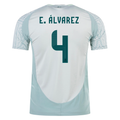 adidas Mens Mexico Authentic Edson Álvarez Away Jersey 24/25 (Linen Green)
