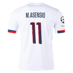 Nike Paris Saint-Germain Marco Asensio Away Jersey w/ Champions League Patches 24/25 (White/Midnight Navy)