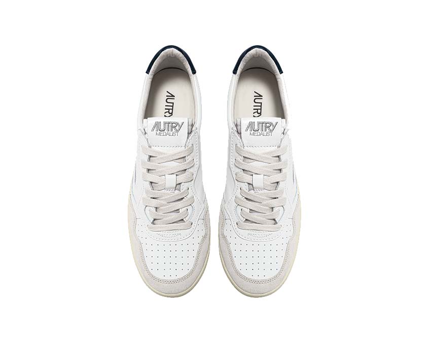 Autry Medalist Low "Suede White"