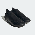 ADIDAS PREDATOR ACCURACY+ FIRM GROUND SOCCER CLEATS-Core Black / Core Black / Cloud White