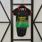 Kids A.C. Milan 2024/25 Black OFFXWHITE Jersey