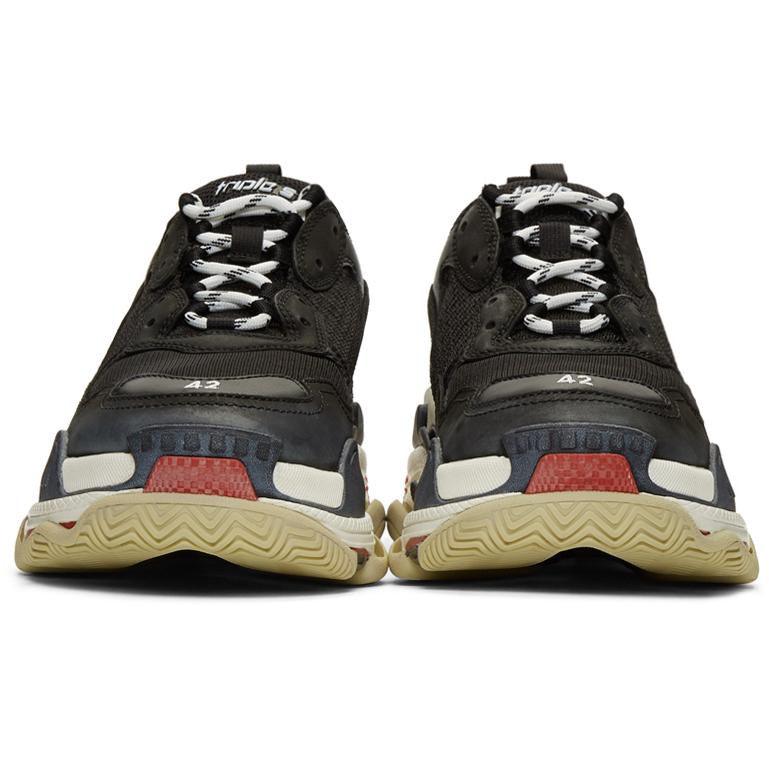 Balenciaga Triple S Black Red