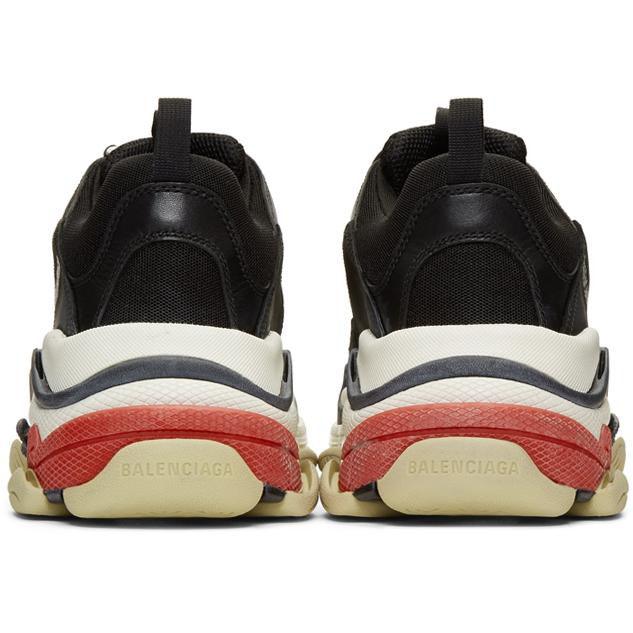 Balenciaga Triple S Black Red
