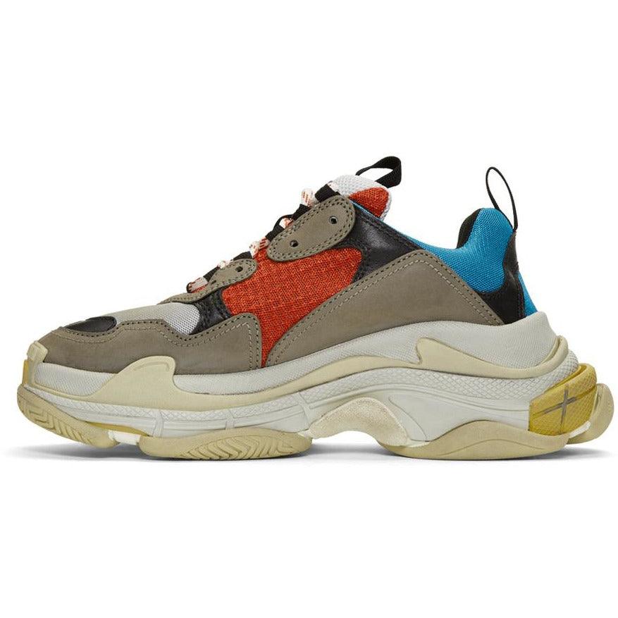 Balenciaga Triple S Grey Red Blue