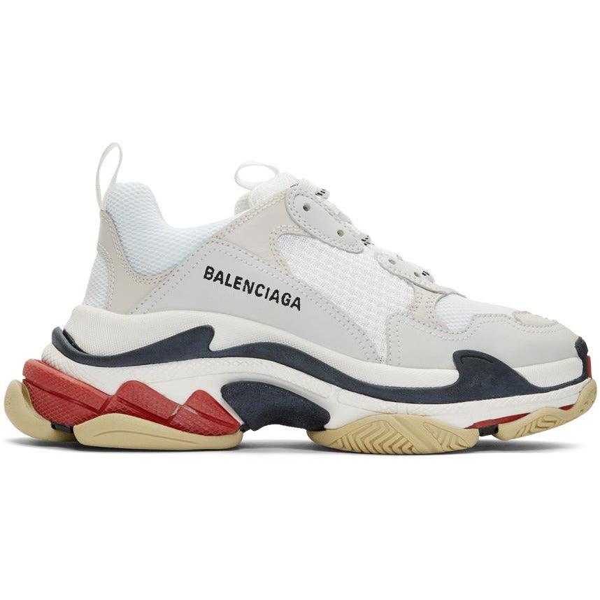 Balenciaga Triple S White Black Red