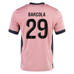 Nike Paris Saint-Germain Bradley Barcola Third Jersey 24/25 (Rust Pink/Black)
