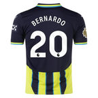 Puma Manchester City Bernardo Silva Away Jersey w/ EPL + Club World Cup Patch 24/25 (New Navy/Yellow Glow)